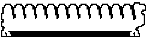 The Alice logo with 12 humps